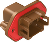 Rcpt Housing, 8Pos, Thermoplastic, Brn; Product Range Amphenol Sine/tuchel - 78Y0437 - Newark, An Avnet Company