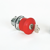 30mm Trigger Action E-Stop 800T PB - 800TC-TFXK6D4S - Allen-Bradley / Rockwell Automation
