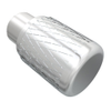 Captive Nut, 10-32 Thread, Blind Hole, Steel Ferrule, Aluminum Knob, Bright -- N7-82-11 - Image