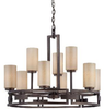 83889-FBZ Mid. Chandeliers-Glass Up - 650705 - Capital Lighting, Inc.