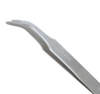 Excelta Two Star Utility Tweezers 2AB-SA-PI - Stainless Steel Curved Tapered Flat Point Tip - 4 1/2 in Length - EXCELTA 2AB-SA-PI - R. S. Hughes Company, Inc.