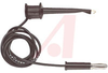 Test Lead, MiniGrabber Test Clip to In-Line Banana Plug, 20 AWG, 24