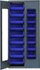 Bin Cabinet, 18Bins, Blue; No. Of Bins Quantum Storage - 44AC6901 - Newark, An Avnet Company