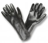 Black PVC Single Dip Supported Gloves (1 Dozen) - 5014R - Wiper Master, Inc.