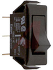 Switch, Snap-In AC Rocker, Midsize, 15A@125V 10A@250V; SPDT, ON-NONE-ON - 70155752 - Allied Electronics, Inc.