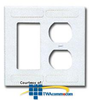 Siemon Double Gang Designer/Duplex Faceplate - DRE-D-02 - TelephoneStuff.com