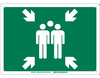 Assembly Point Picto Sign - 139564 - Brady Corporation