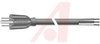 Cord, Pwr; 15 A; 125 V; 6 Ft 7 In; NEMA5-15 plug; Blk PVC Jkt; Stripped End - 70125985 - Allied Electronics, Inc.