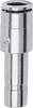 Brass Push-in Fittings - BSP/Metric Size - 6850 6-4 - Hi-Tech Controls, Inc.
