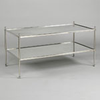 Nickel & Mirror Coffee Table - FTA23/N - Vaughan Designs, Inc.