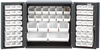 Bin Cabinet, 66Bins, Clear; No. Of Bins Quantum Storage - 42AC5910 - Newark, An Avnet Company