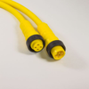 OBSOLETE - Alpha Connect Cordset - Mini Male Int Threads to Mini Female Straight - 16AWG 5 Poles - PR05KR115 - Yellow - 10M (32.8ft) - ALPPR05KR115-YL359 - Lapp Tannehill