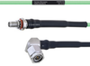 Temperature Conditioned Low Loss SMA Female Bulkhead to RA TNC Male Cable LL160 Coax in 18 Inch - FMHR0193-18 - Fairview Microwave Inc.