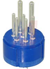 connector comp,insert only,size 18,blueinsul,2#12 & 5#16 solder cup pin cont - 70141355 - Allied Electronics, Inc.