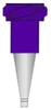 Fisnar QuantX™ 5901016 PTFE Coated Micron-S Precision Standard Bore Nozzle Purple 23 ga -- 5901016 - Image