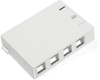 LEVITON 4-PORT SURFACE MOUNT HOUSINGS WHITE - LE-41089-4WP - MilesTek Corporation