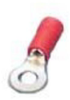 Red 22-16 Awg No.8 Ring Terminals; Stud Size - Metric Mcm - 23C6313 - Newark, An Avnet Company
