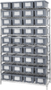 Open Wire Shelving, 9Shelves, 36Bin, Gry; Shelving Unit Type Quantum Storage - 44AC8593 - Newark, An Avnet Company