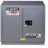 Justrite 23 gal Silver Hazardous Material Storage Cabinet - 36 in Width - 35 3/4 in Height - Floor Standing - 697841-12780 - 697841-12780 - R. S. Hughes Company, Inc.