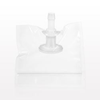 Sanitary Flange, Barbed, Natural, Pre-Attached Gasket, in Sealed Pouch - 61706 - Qosina Corp.