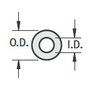 Threaded Stud Transistor Insulator - 4680 - Keystone Electronics Corp.