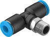 Push-in T-fitting - QST-1/8-6 - Festo Corporation