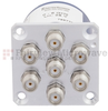 SP6T NO DC to 6 GHz Electro-Mechanical Relay Switch, up to 80W, 28V, SMA - SEMS-4083-SP6T-SMA - Fairview Microwave Inc.
