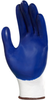 Ansell Hyflex 11-900 Blue/White 11 Knit Full Fingered Work & General Purpose Gloves - ANSI 1 Cut Resistance - Nitrile Palm & Fingertips Coating - 076490-18252 - 076490-18252 - R. S. Hughes Company, Inc.