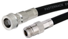 N Female to QN Male Cable 36 Inch Length Using RG213 Coax - PE38454-36 - Pasternack