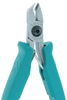 Excelta Five Star Angled Flush Carbon Steel Flush Cutting Plier 7204E - 5.25 in Length - Foam Cushion Grip - EXCELTA 7204E - R. S. Hughes Company, Inc.