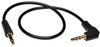 3.5mm Mini Stereo Audio Cable with one Right Angle plug (M/M), 6-ft. -- P312-006-RA - Image