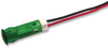Led Panel Mount Indicator, Snap-In, Green, 6 Mm, 12 Vdc, 20 Ma, 20 Mcd, Not Rated Rohs Compliant Apem - 94X2521 - Newark, An Avnet Company