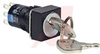 Switch,Miniature,Keylock,2 Position,90 Degrees,Key retained right position only - 70172957 - Allied Electronics, Inc.