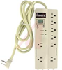 Surge Strip, 8 Outlet, Switch, 90 Degree Plug + Dual Coax and Fax - 70091588 - Allied Electronics, Inc.