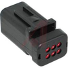 CONNECTOR, AMPSEAL 16, CAP ASSEMBLY, 6 POSITION, 14-18 AWG, RED - 70084782 - Allied Electronics, Inc.