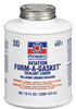 Permatex Form-A-Gasket 3D Gasket Adhesive/Sealant - Brown Liquid 16 fl oz Bottle - 80017 - #3 -- 686226-80017