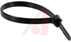 Tie, Cable; Black; 8 in.; 0.270 in.; 120 lbs. Tensile Strength, Maximum - 70091833 - Allied Electronics, Inc.