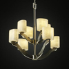 CLD-8978-30-NCKL Mid. Chandeliers-Glass Up - 671290 - Capital Lighting, Inc.
