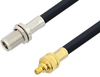 N Female Bulkhead to SMA Female Cable 60 Inch Length Using LMR-400-UF Coax - PE3W05630-60 - Pasternack