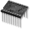 Low-Profile Collet DIP Socket with Wire Wrap Pins – Series 503 - Image