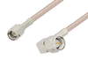 SMA Male to SMA Male Right Angle Cable 12 Inch Length Using RG316-DS Coax - PE3344-12 - Pasternack