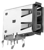 Usb Connector, Type A, Rcpt, 4Pos, Tht; Usb Connector Type Kycon - 49AC0361 - Newark, An Avnet Company