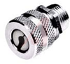 Connector, cord connector, aluminum, male, straight, hub .88-1.0 in, form F4 - 70116228 - Allied Electronics, Inc.