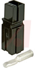 Connector, Power; 2200 VAC/VDC; UL94 V-0; 0.9 in. (Max.); Black - 70161961 - Allied Electronics, Inc.