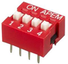 Dip Switch, 4Pos, Spst-No, Slide, Th; No. Of Circuits Apem - 29Y2200 - Newark, An Avnet Company