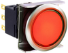 Pb Switch, Spdt, 5A, 250Vac, Red, Panel; Product Range Idec - 93AC9481 - Newark, An Avnet Company