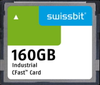 Industrial CFast Card, F-86, 160 GB, 3D PSLC Flash, 0°C to +70°C - SFCA160GH1AO2TO-C-8C-22P-STD - Swissbit AG