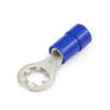 Molex 19075-0015 Star Ring Terminal, 16-14 Ga., #8 Stud, Vinyl Insulated -- 31587