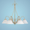 Mid. Chandeliers-Glass Down - 730129 - Capital Lighting, Inc.