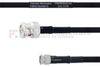 BNC Male to SMA Male MIL-DTL-17 Cable M17/84-RG223 Coax in 60 Inch - FMHR0033-60 - Fairview Microwave Inc.